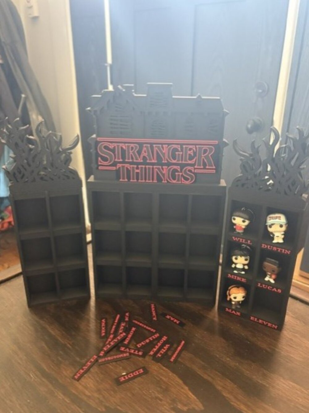 Stranger Things Funko Minis Shelf